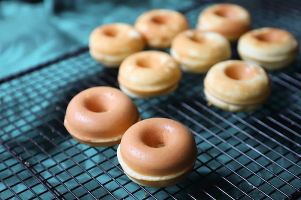 Donuts caseiros com azeite de oliva